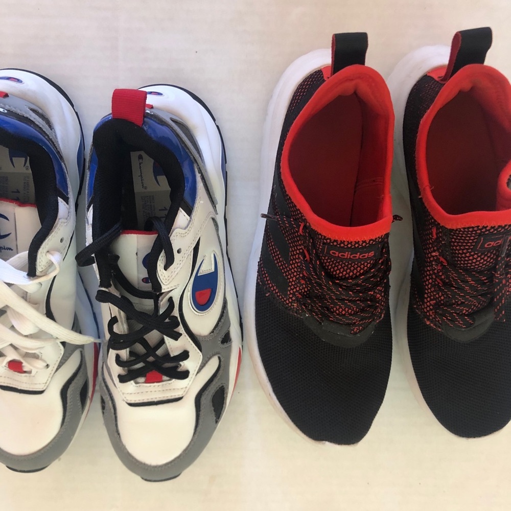 2 pairs of these 2 shoes